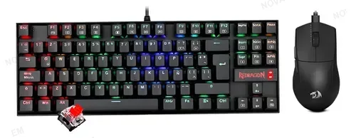 REDRAGON KIT REDRAGON ESSENTIALS TECLADO+MOUSE (KUMARA+M724)