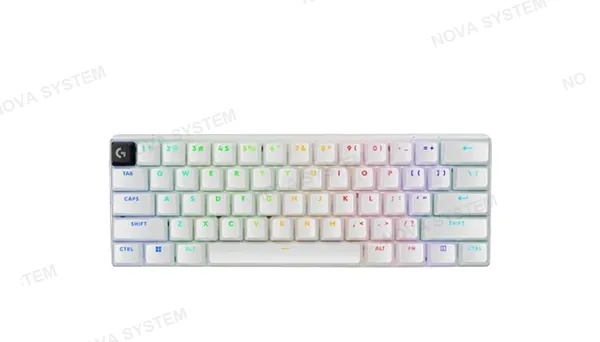 LOGITECH TECLADO , LOGITECH, PRO X 60 LIGHTSPEED BT RGB WHITE OPTICO