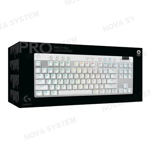 LOGITECH TECLADO , LOGITECH, PRO X 60 TKL LIGHTSPEED USB WHITE