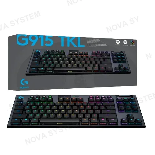 LOGITECH TECLADO GAMER, LOGITECH, G915 TKL LIGHTSPEED RGB MECANICO