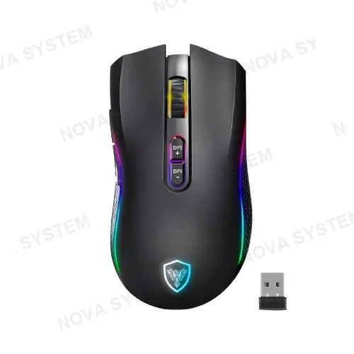 MICRONICS MOUSE MICRONICS KRIPTON 3 WHITE GM801-3M BT WIFI RGB 4800DPI RECARGABLE
