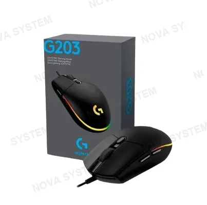 LOGITECH MOUSE GAMING, LOGITECH, G203 LIGHTSYNC NEGRO 8000DPI
