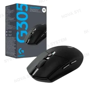 LOGITECH MOUSE LOGITECH G305 LIGHTSPEED WIRELESS BLACK