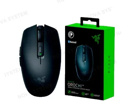 RAZER MOUSE GAMER, RAZER, OROCHI V2 18K DPI 425H WIRELESS/BT BLACK