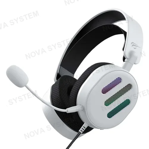 HAVIT AUDIFONO GAMER HAVIT H2038U BLANCO RGB 7.1 RGB USB