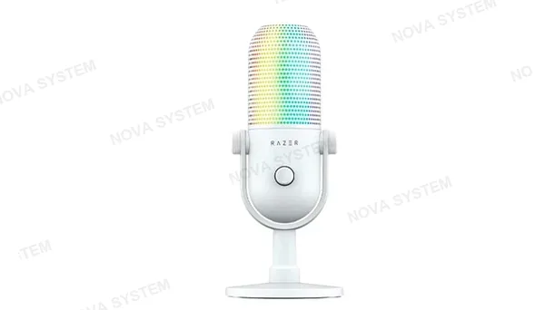 RAZER MICROFONO, RAZER, SEIREN V3 CHROMA SUPERCRDIOIDE WHITE