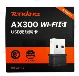 TENDA ADAPTADOR, TENDA, NANO WIFI AX300 USB WIFI 6 286MB/S