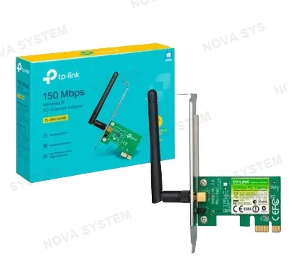 TP-LINK TARJETA DE RED, TP LINK, WN781ND PCI EXPRESS 1 ANTENA 150MBPS