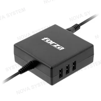 FORZA CARGADOR UNIVERSAL, FORZA, NEMA 5-15TIPS 90W 110/220V +3USB