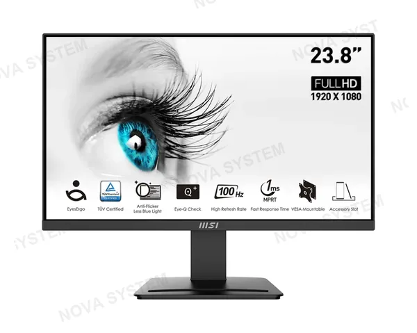 MSI MONITOR GAMING, MSI, MP2412 24P 100HZ 1MS VA FREESYNC 113%sRGB DP