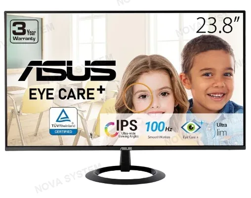 ASUS MONITOR EYE CARE, ASUS, VZ24EHF FHD 100HZ IPS 1MS A-SYNC