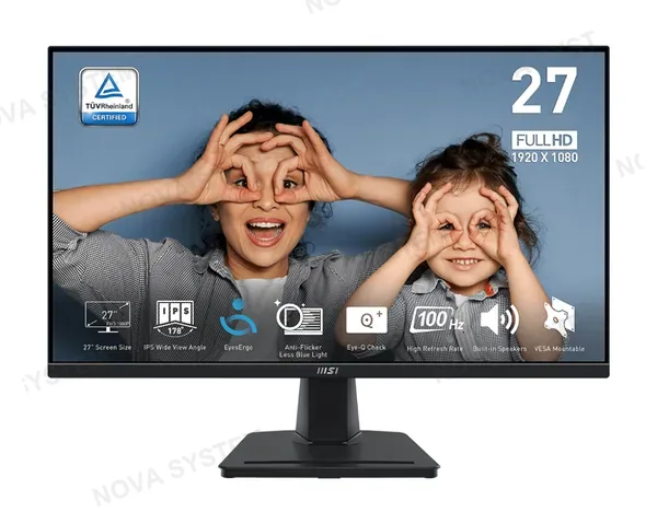 MSI MONITOR GAMING, MSI, MP275 27P 100HZ 1MS IPS FREESYNC 110%sRGB