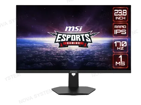 MSI MONITOR GAMING, MSI, G244F 24P 170HZ 1MS FAST IPS FREESYNC 110%sRGB