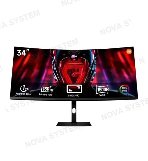 XIAOMI MONITOR XIAOMI 34P G34WQi CURVO WQHD 3440X1440 2k 180HZ 1MS