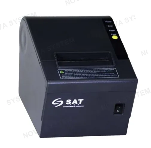IMPRESORA TERMICA SAT 38T USE RESOLUCION 203DPI, TAMAÑO DE PAPEL HASTA 80MM