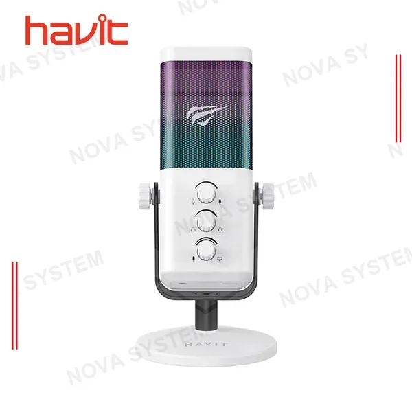 HAVIT MICROFONO, HAVIT, GK65 RGB WHITE