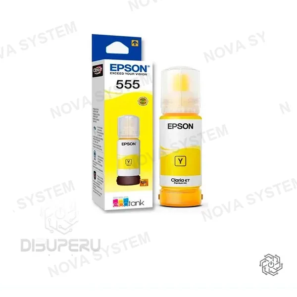 EPSON Botella de Tinta YELLOW Epson T555420 P/L8160/L8180 70ml