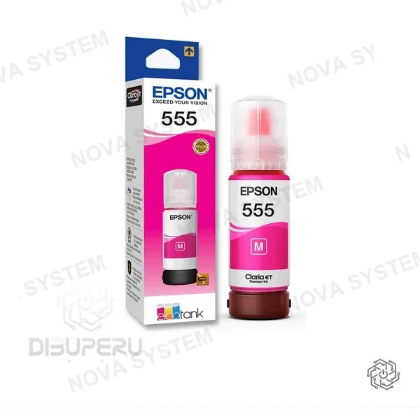 EPSON Botella de Tinta Magenta T555320 Epson L8160/L8180 70ml