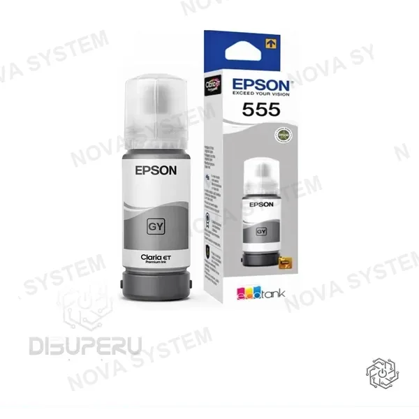 EPSON Botella de Tinta Gris Epson T555520 L8160/L8180 70ml