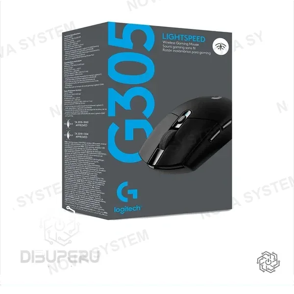 LOGITECH MOUSE LOGITECH G305 LIGTHSPEED WIRELESS BLACK