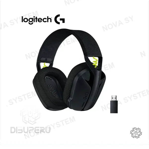 LOGITECH AUDIFONO C/MICROF. LOGITECH G435 BT / LIGHTSPEED BLACK
