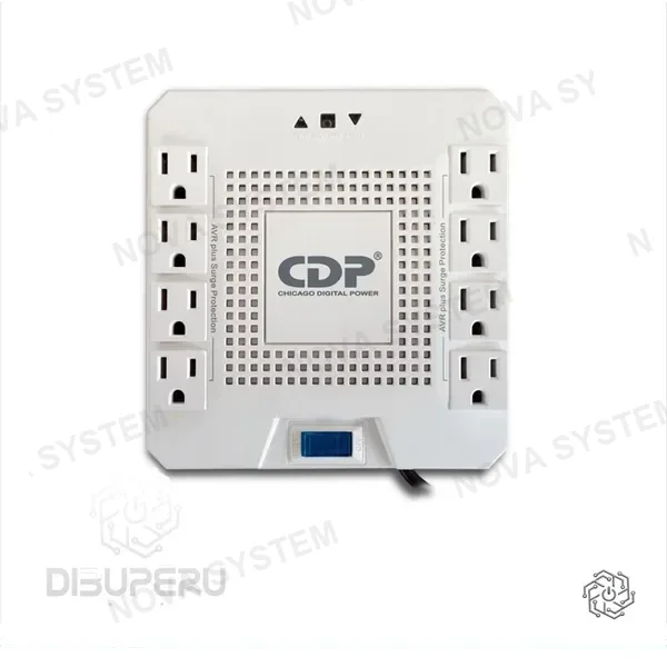 CDP ESTABILIZADOR CDP R-AVR1808i 1800VA/1000W 8 SALIDAS