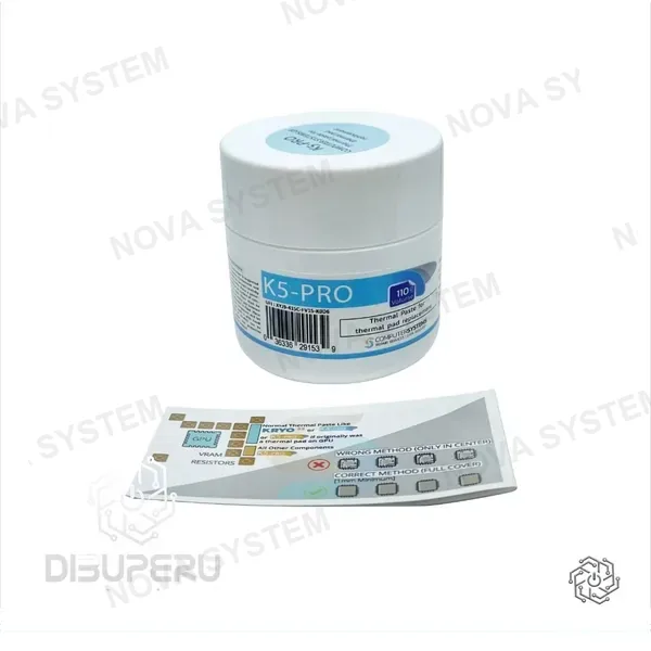 GENERICO/SIN MARCA Masilla térmica K5-PRO 110G