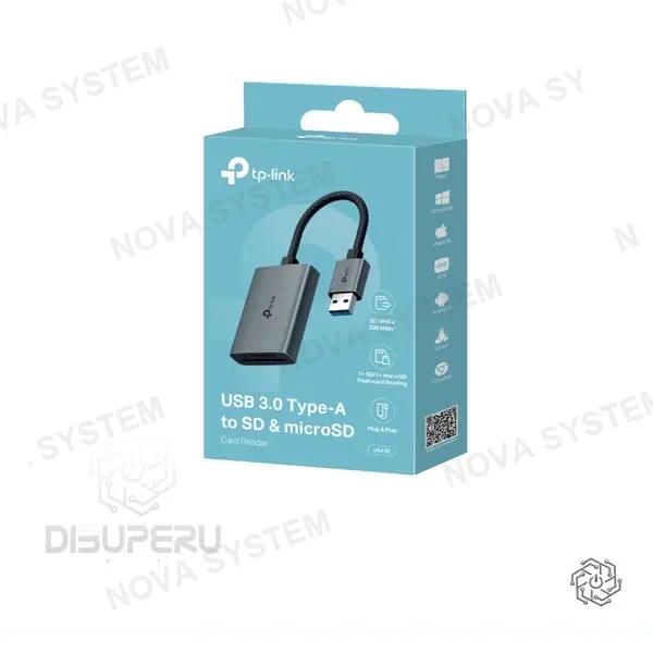 GENERICO/SIN MARCA USB 3.0 Type-A to SD & microSD 3.0 Card Reader UA430