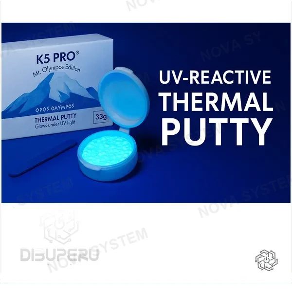 GENERICO/SIN MARCA Masilla térmica reactiva a rayos UV K5-PRO OLYMPOS 33g CS