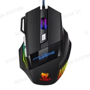 MOUSE GAMER T-WOLF M1 BLACK