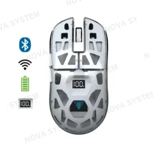 WESTERN DIGITAL Mouse inalambrico WD154 6D BT + 2.4GHz recargable con pantalla LCD