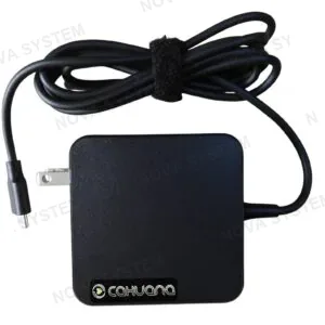 DELL CARGADOR PARA DELL 5V 2A / 12V 3A / 15V 3A / 20V 2A / 20V 3.25A 65W TIPO C CUADRADO