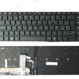HP TECLADO PARA HP 1040 G5 1040 G4 X360 ESPAÑOL ILUMINADO