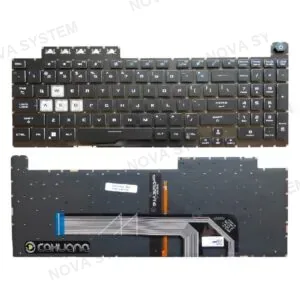 ASUS TECLADO PARA LAPTOP ASUS FX506 FX506LI FX506LH FX506H INGLES ILUMINADO RGB
