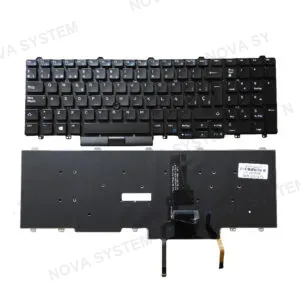 DELL TECLADO PARA LAPTOP DELL E5550 5580 M3510 3530 7510 7710 E5570 E5590 ESPAÑOL ILUMINADO