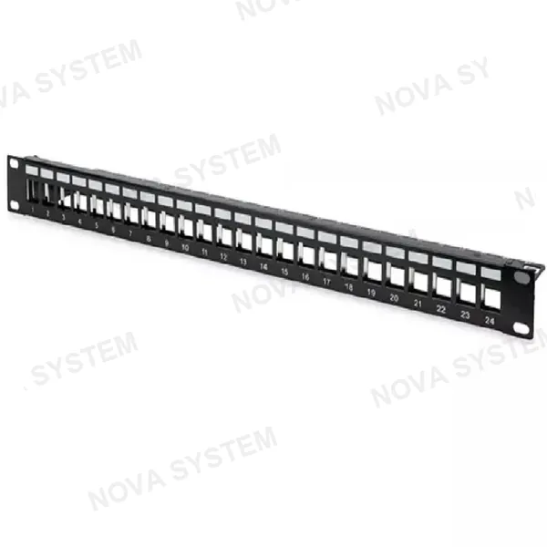3M 3M VOLPPCBF24K Patch panel 24 puertos CAT6 CAT6A blindado vacio