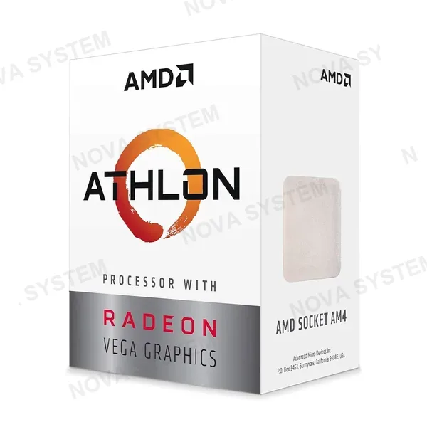 AMD AMD Athlon 3000G Procesador 2 Núcleos AM4 35W YD3000C6FHSBX