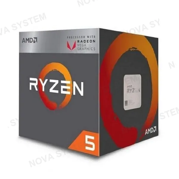 AMD AMD Ryzen 5 3400G Procesador 4 Núcleos AM4 65W YD3400C5FHSBX