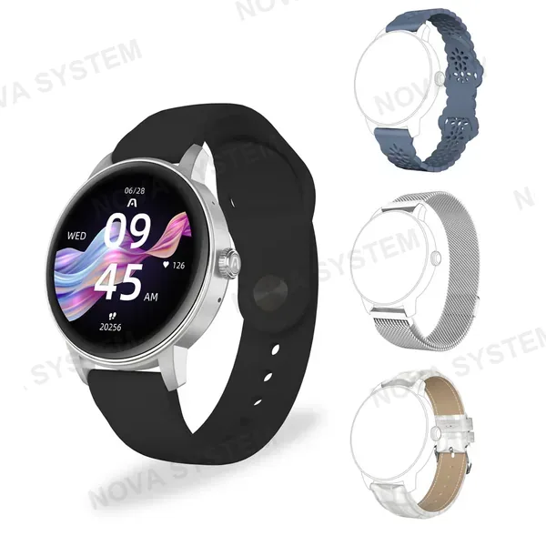 ARGOMTECH ARGOMTECH RELOJ SMART SKEIWATCH C30 ASTRAL BEIGE BG 3 CORREAS