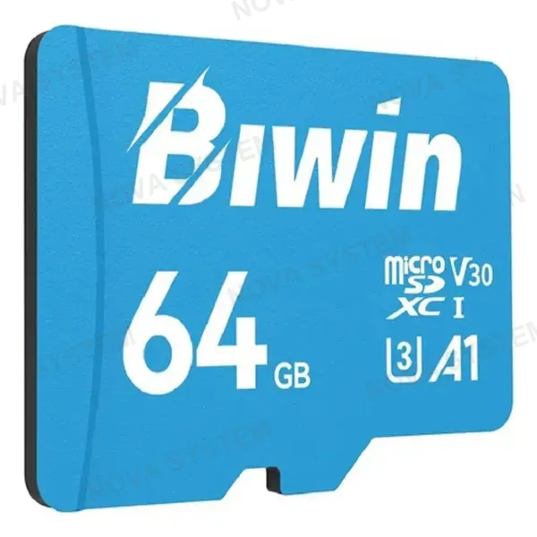 BIWIN BIWIN BMMS100064G Memoria MicroSD MS100 64GB Tarjeta Flash UHS-I 100/30Mbps C10 U3 V30 A1