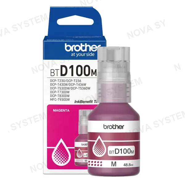 BROTHER BROTHER BTD100M Botella de Tinta de Color Magenta Ultra Alto endimiento