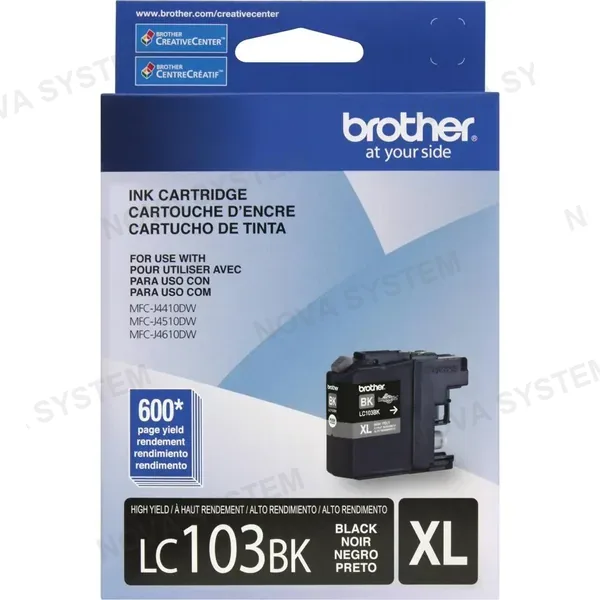 BROTHER BROTHER LC103BK Cartucho de Tinta Negra 600 Paginas