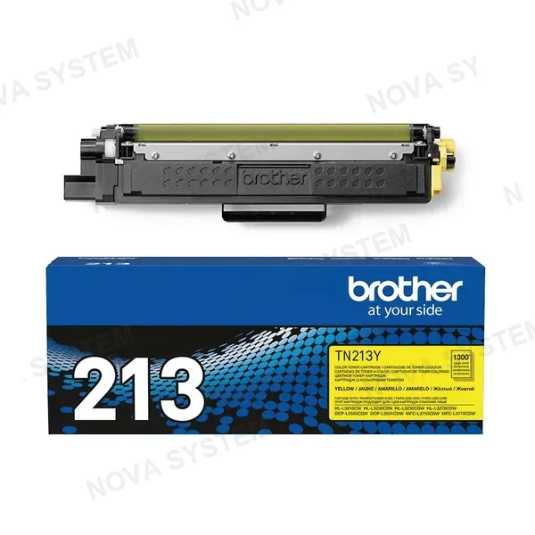BROTHER BROTHER TN213Y Toner Color Amarillo con Rendimiento de 1300 Paginas