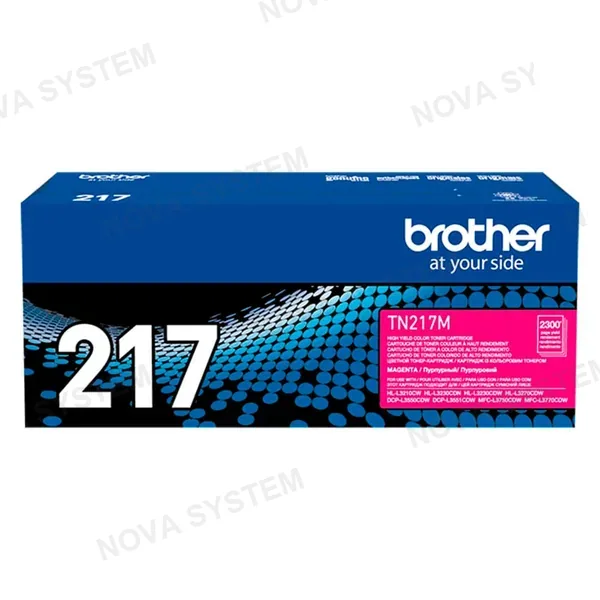 BROTHER BROTHER TN217M Tóner Brother Magenta para L3270/L3551/L3750. Rendimiento 2300 páginas