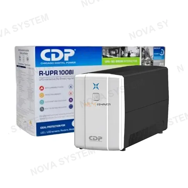 CDP CDP R-AVR2408I Estabilizador de Voltaje 2400VA 1800W 8 Tomas