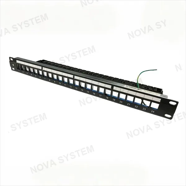 COMMSCOPE COMMSCOPE 760237046 Panel de Conexión 24 Puertos STP Cat6 y Cat6A Blindado 19