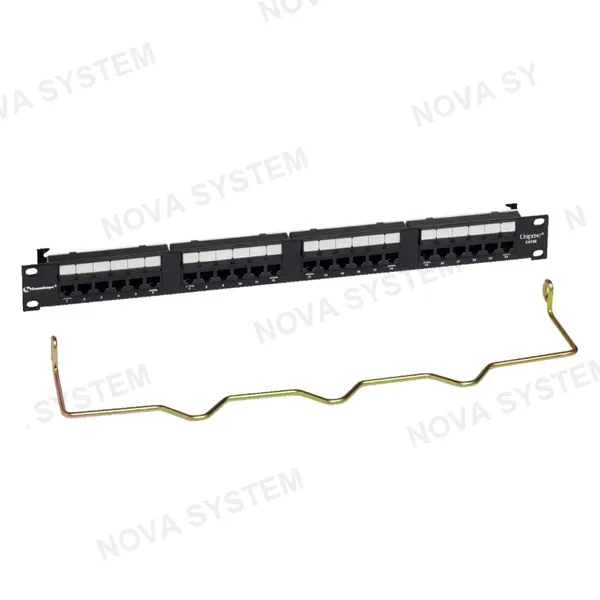 COMMSCOPE COMMSCOPE CC0057539/1 Patch Panel Uniprise 24 Puertos Cat5E UTP Cargado Serie M