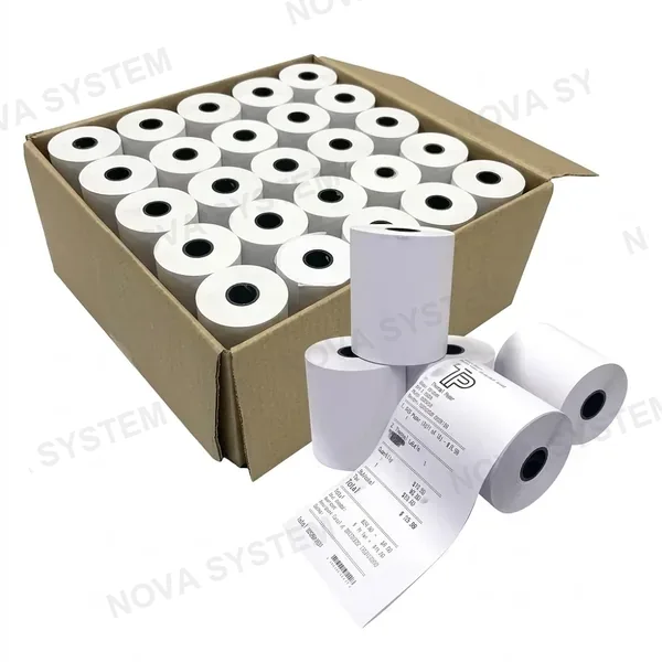 POS LINK CONTOMETRO TERMICO 50-PACK 80x80mm 55G para Impresora Térmica de Facturación Electrónica