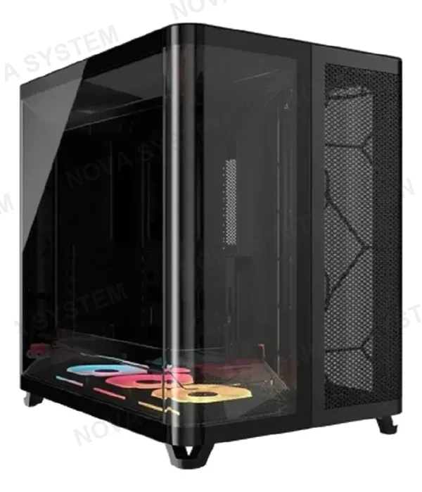 CORSAIR CORSAIR ARGB AIR 5400 RS-R Case para PC Semitorre Triple Camara Negra
