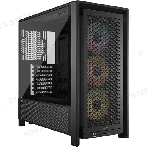 CORSAIR CORSAIR FRAME 4000D RS ARGB Case para PC Semitorre Negra